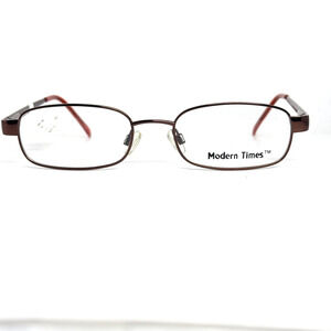 Modern Times Eyeglasses Frames Adult Brown Full Rim 51-18-140 Oval H17079